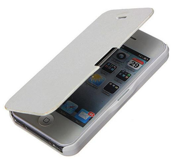 Coque flipcase iPhone 5 et iPhone 5S blanc