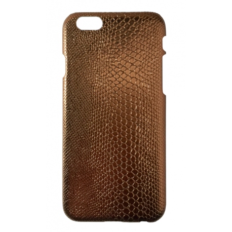 Coque iPhone 6 Croco or dorée ivoire Fashion