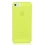 Coque iPhone 5S Crystal jaune